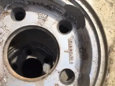 Set of four aluminum alloy GM rims. Size 15x6 with 6 bolt pattern. Are in excellent shape. Asking $1...