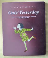 Only Yesterday Like New Blu Ray SteelBook Shout Factory Ghibli