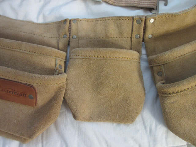 Like new, Mastercraft Suede tool belt $20 pick up in Timmins in Other in Timmins - Image 3