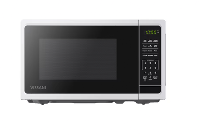NEW-Vissani 0.7 cu. Ft. Countertop Microwave Oven in White-75, View more