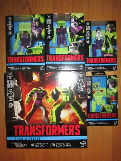 New, Sealed, Complete Set: $450 Hook & Long Haul Scrapper Mixmaster Scavenger Bonecrusher $ Cash in...