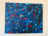 4ft x 5ft Abstract Canvas Wall Art
