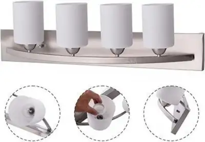 Water Joy 4-Lamp Vanity Light - NEW  $65.00, View more