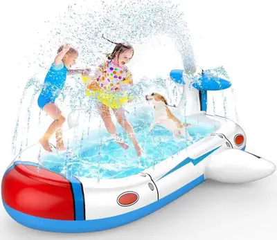 ***CASH ONLY**PICKUP TERWILLEGAR**NEW IN BOX** WELIN Splash Pad Sprinkler for Kids - 68" Summer Swim...