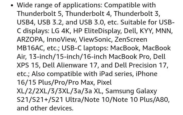 USB C to USB C High Speed Cable (240 Watt) in Cables & Connectors in Hamilton - Image 7