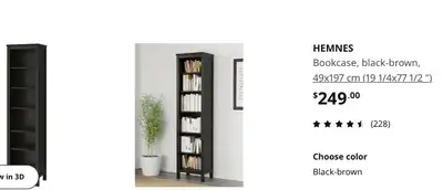 ikea Hemnes bookshelf, View more