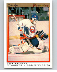 JEFF HACKETT … 1990-91 O-Pee-Chee Premier ROOKIE … RAW/UNGRADED