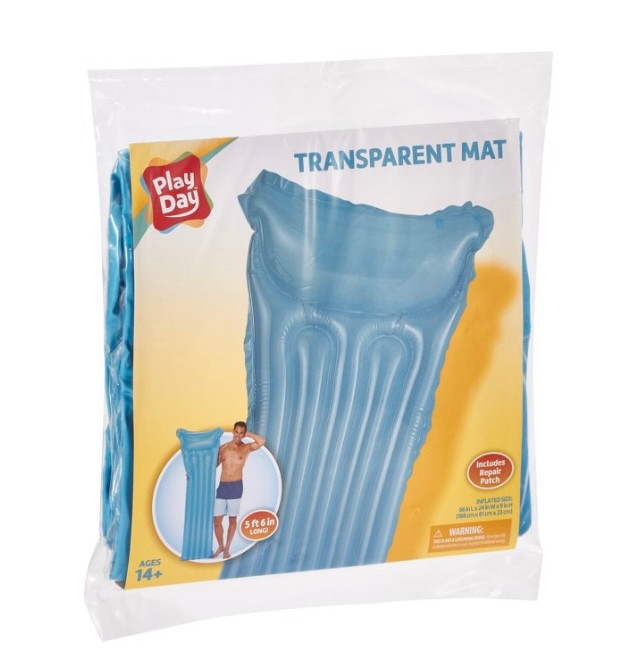 New Play Day Inflatable Transparent Air Mat in Other in Markham / York Region - Image 2