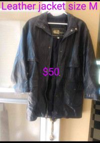 Beautiful Leather jacket Size M 