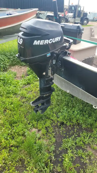 9.9 hp Mercury four stroke motor. Would make a nice kicker for a larger boat. Only selling because I...