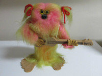 Hand Crafted Chewbacca Big Foot Monster Toy Guitar Vintage
