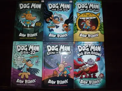 DOG MAN BY DAV PILKEY (HARDCOVER BOOKS) SEE LIST, View more