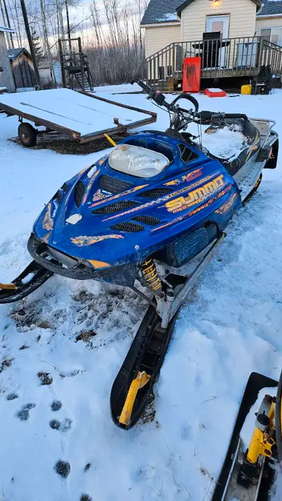 I've got a 2001 skidoo summit 800 for sale it runs and drives but it could use some attention but it...