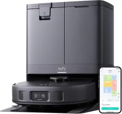 Aspirateur et Laveur Robot Smart Wi-Fi X10 PRO OMNI EUFY 8000 Pa, View more