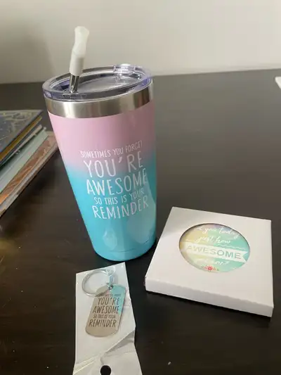 Tumbler Gift Set “YOU’RE AWESOME”, View more