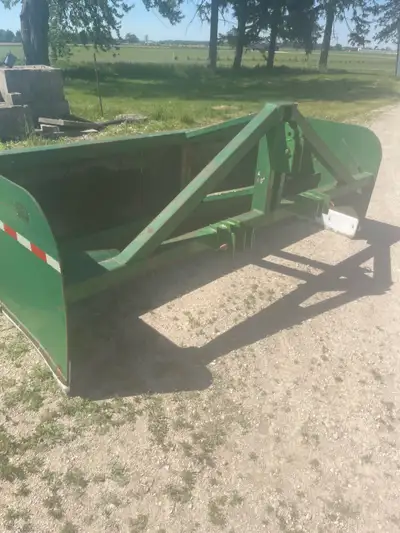 10 foot snow box scraper with spring trip