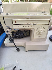 Old style Singer sewing machine