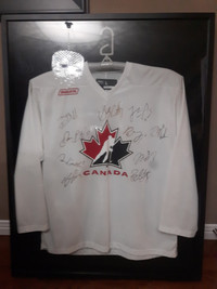 2010 Autographed Team Canada Vancouver Olympic Hockey Jersey