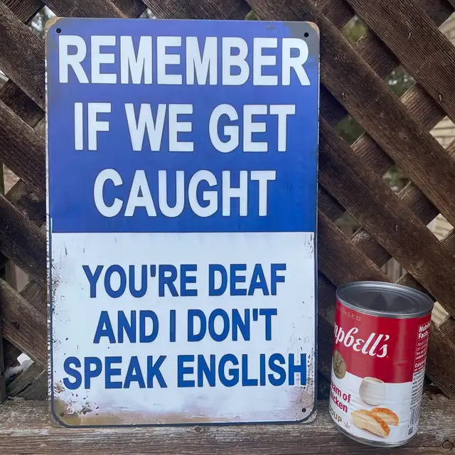 Funny Metal Signs {$15 each} in Power Tools in Brantford - Image 4