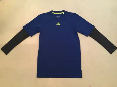 BRAND NEW ADIDAS ATHLETIC LONG SLEEVE T SHIRT SZ XL 15/16 YOUTH, View more