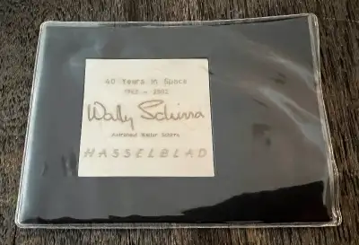 Hasselblad Dark Slide – Walter Schirra - In Mint Condition