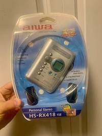 Walkman AIWA RX418 AM / FM Radio Cassette Player NEW SEALED