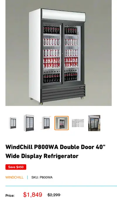 You’re welcome to visit our showroom! We offer thousands of equipment options for restaurants, butch...