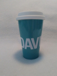 David's Tea Teal Travel Mug