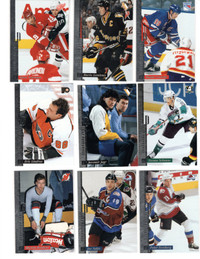 1996-97 Leaf Preferred Hockey base set, 1-150, Gretzky, Lemieux
