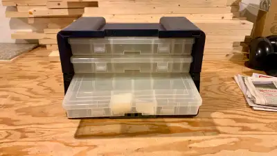 Portable Three-Tier Fastener Organizer, View more