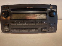 2004-08 Toyota Corolla A51813 Black AM/FM Radio In-Dash Car CD P