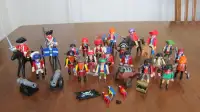 Lot de figurines, chevaux & accessoires Playmobil Thème Pirates