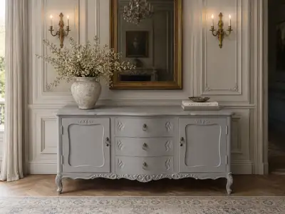 Free Delivery! VNTG Elegant French Provincial Sideboard / Creden, View more