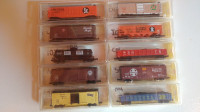 Collection 10 N Scale Model Power Rolling Stock CP CN ONR & TH&B