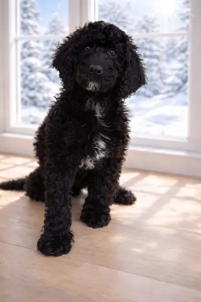 Look at these little cuties Large mini Sheepadoodles f1b. Raised underfoot in our home. Genetically...