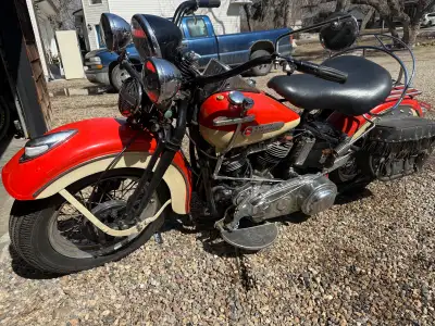 48 panhead el been sitting for a few yrs. But rare bike and should go to a good home located by regi...