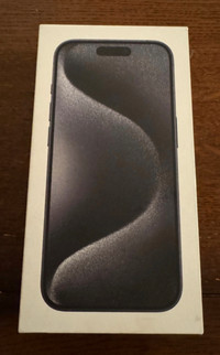 iPhone 15 Pro Brand New in Box Sealed with Warranty