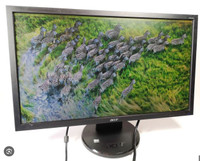 Acer 24" Monitor, DVI, Display Port and VGA input