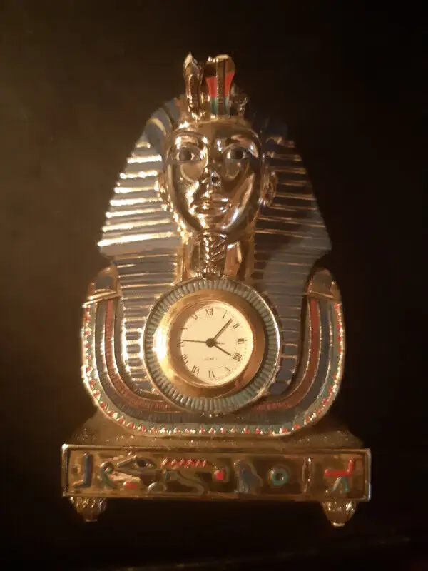 Franklin Mint The Mask of Tutankhamun Clock Limited Edition New in Arts & Collectibles in City of Toronto - Image 4