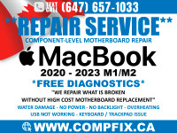 Repair Service MacBook Pro 2020 - 2023 (M1/M2 Pro) - $300-$450