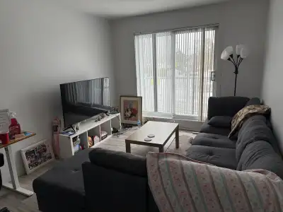 Grand 4 1/2 lumineux avec balcon 2 chambres NC/NE (environ 60$ max) Non meublé Laveuse/sécheuse dans...