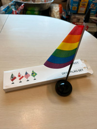 Desk top pride flag 