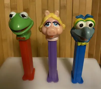 1991 Muppets Pez Disp Jim Henson, Kermit, Miss Piggy, Gonzo, View more