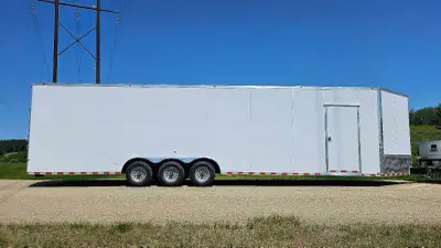 Brand New 2026 8.5x32 plus 5' V-nose, 37' inside length, 15,600 lbs GVW Cargo Trailer. It has 3-5200...