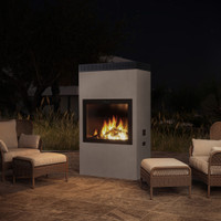  Outdoor propane fireplace