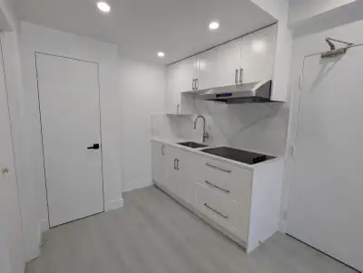 Newly renovated, cozy studio apartment in multiplex detached house for rent, near Eglinton/Jane & We...