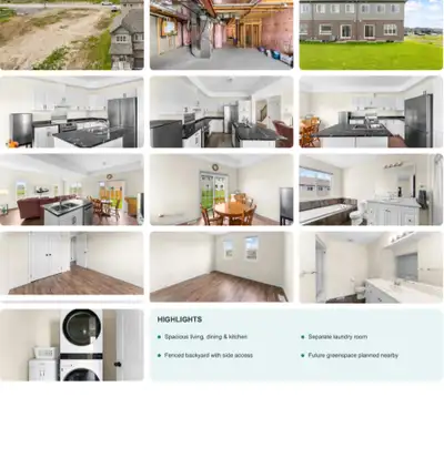 Enjoy the feel of a semi-detached home in this spacious end and corner unit, with no neighbours on o...