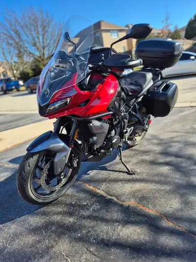 This bike has just over 7000km on the clock. It's a triple cylinder, makes 80hp, two ride modes: roa...