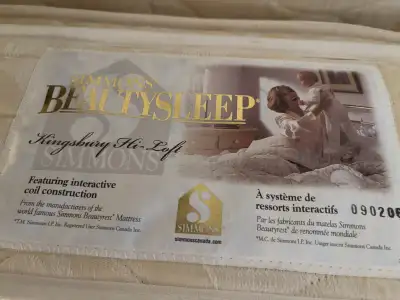 Simmons Beauty Sleep Double Bed, Frame, Headboard, View more