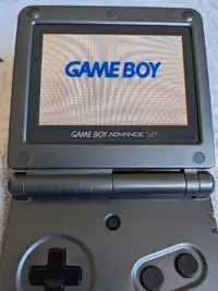 Game Boy Advance GBA SP AGS-101 Graphite Black 8/10 $90